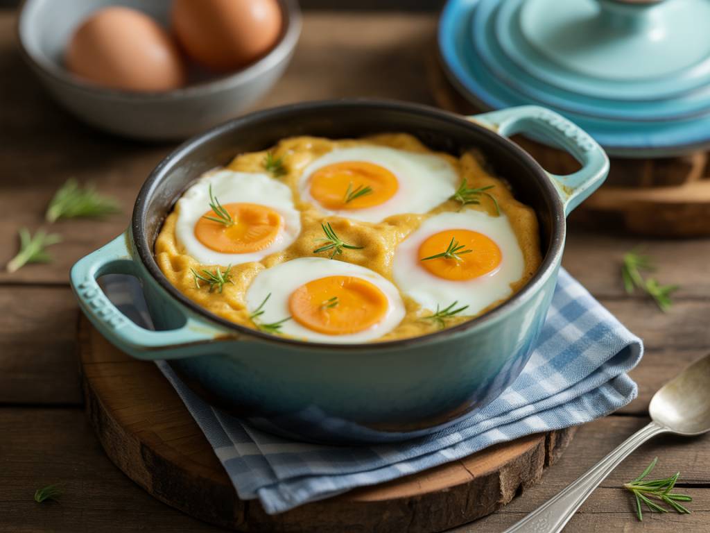 Oeuf cocotte multidélices facile à réaliser à la maison