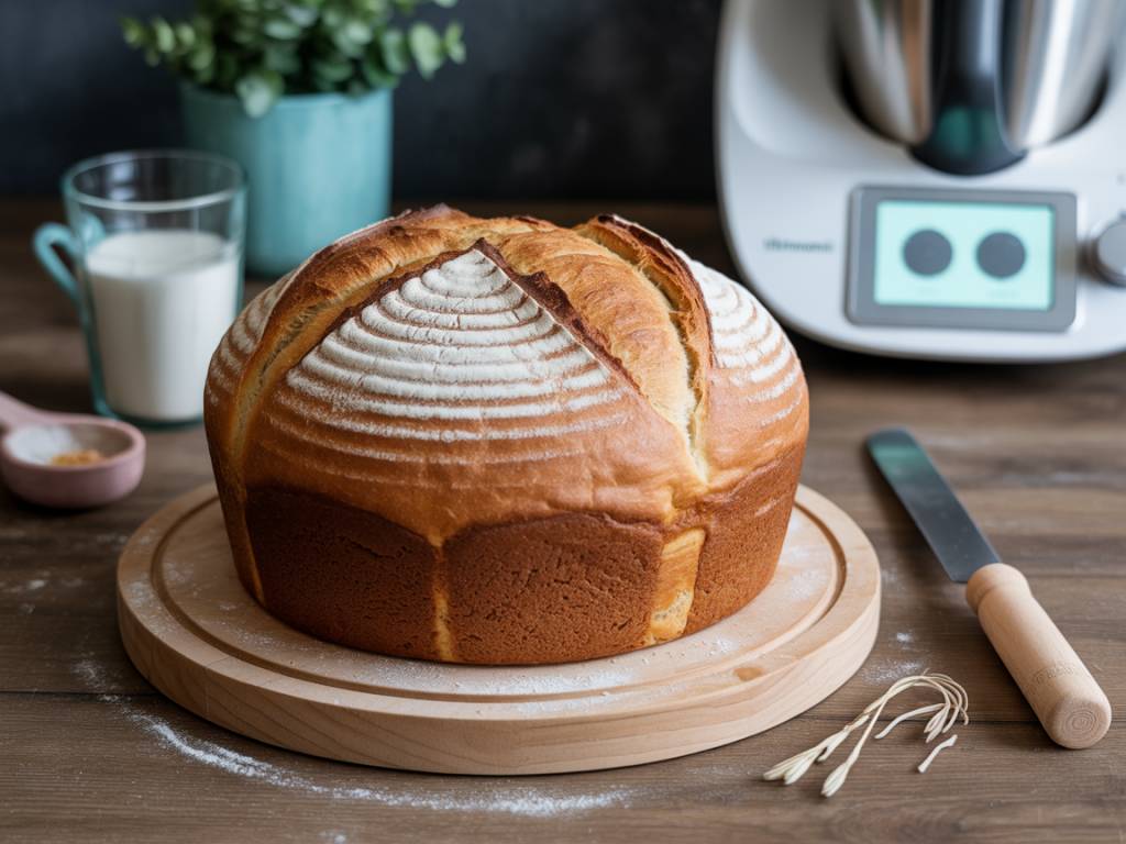 Comment faire son pain maison avec le thermomix pour un résultat moelleux