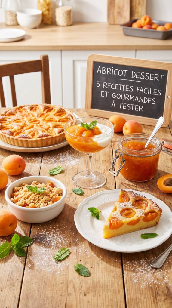 Abricot dessert : 5 recettes faciles et gourmandes à tester