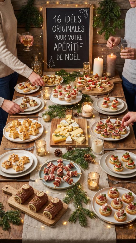 16 idées originales pour votre apéritif de noël