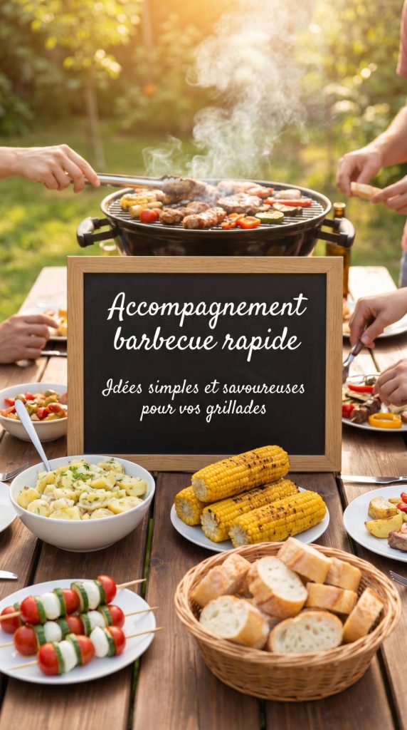 Accompagnement barbecue rapide : idées simples et savoureuses pour vos grillades
